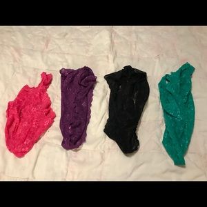 4 color lace cheeky panties